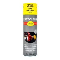 Hard Hat Topcoat High-Gloss 2143 RAL1018 Light Yellow 500ML