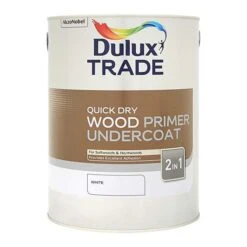 Quick Dry Wood Primer Undercoat White 5L