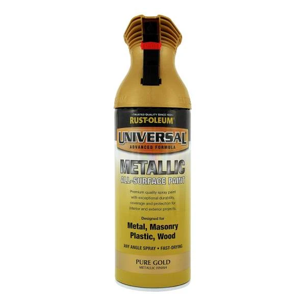 Universal All Surface Metallic Pure Gold 400ML 1 Universal All Surface Metallic Pure Gold 400ML