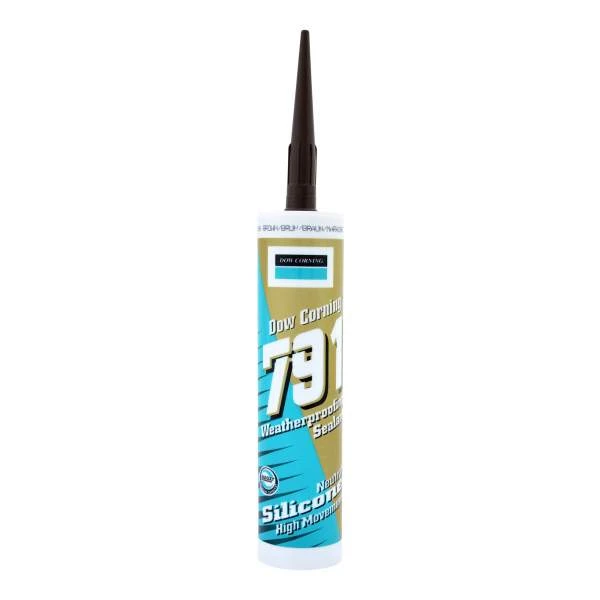 791 Water Proof Silicone Sealant Brown 310ML 1 791 Water Proof Silicone Sealant Brown 310ML