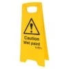 Warning Wet Paint A-Board Sign 620mm X 300mm