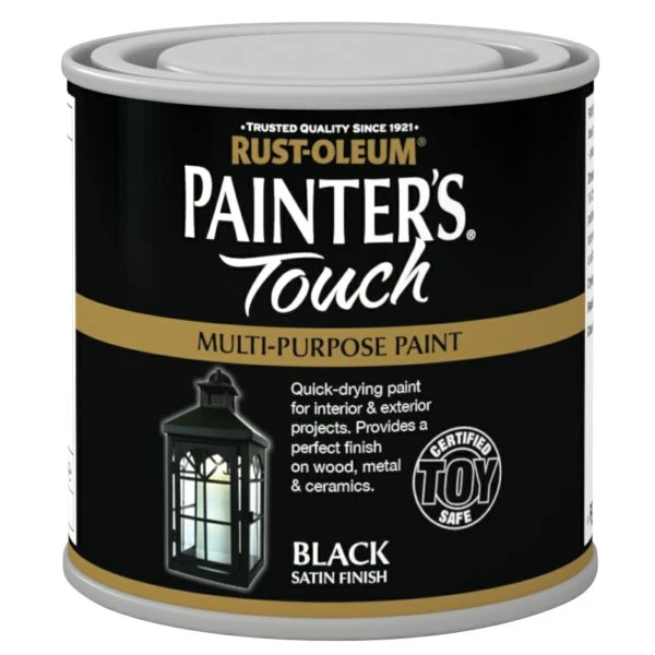 Painters Touch Satin Black 250ML 1 Painters Touch Satin Black 250ML