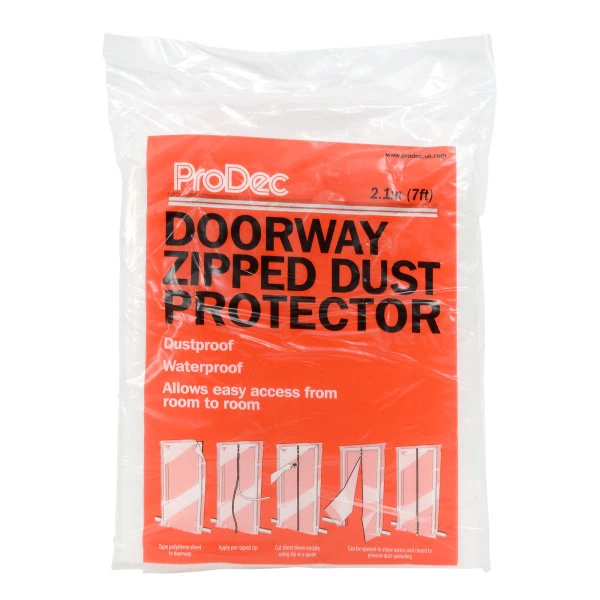 Doorway Zipped Dust Protector Kit 2.1m 1 Doorway Zipped Dust Protector Kit 2.1m