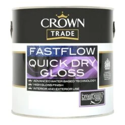 Fastflow Quick Dry Gloss Black (Ready Mixed) 2.5L