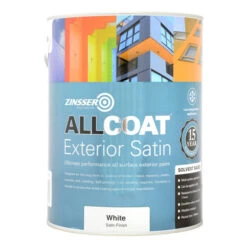 AllCoat Exterior Satin White 5L