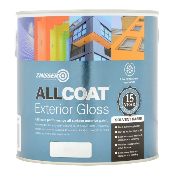 AllCoat Exterior Gloss Black (Ready Mixed) 2.5L 1 AllCoat Exterior Gloss Black (Ready Mixed) 2.5L