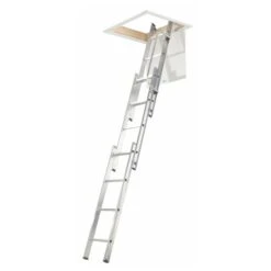 Loft Ladder With Handrail 3 Section