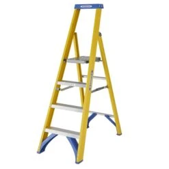 Fibreglass Platform Step Ladder 4 Tread