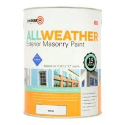 All Weather Exterior Masonry White 5L