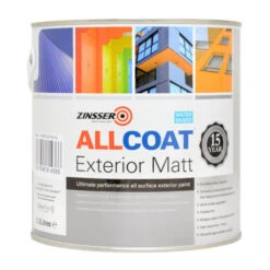 Allcoat Exterior Matt Black (Ready Mixed) 2.5L