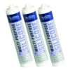 3 X Premium Multi- Purpose Silicone Clear 310ml