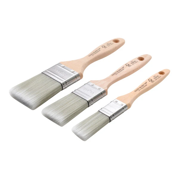 Silver Tip FSC Varnish Paint Brush (Pack Of 3) 1 Silver Tip FSC Varnish Paint Brush (Pack Of 3)